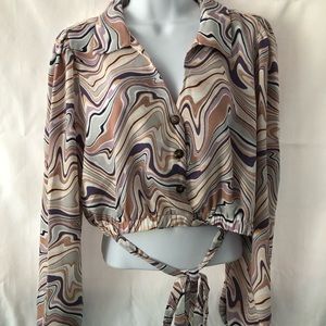 By Sweet Rain women's blouse size Large…B(7)